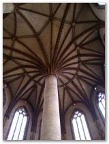 Gewölbe der Jakobinerkirche in Toulouse